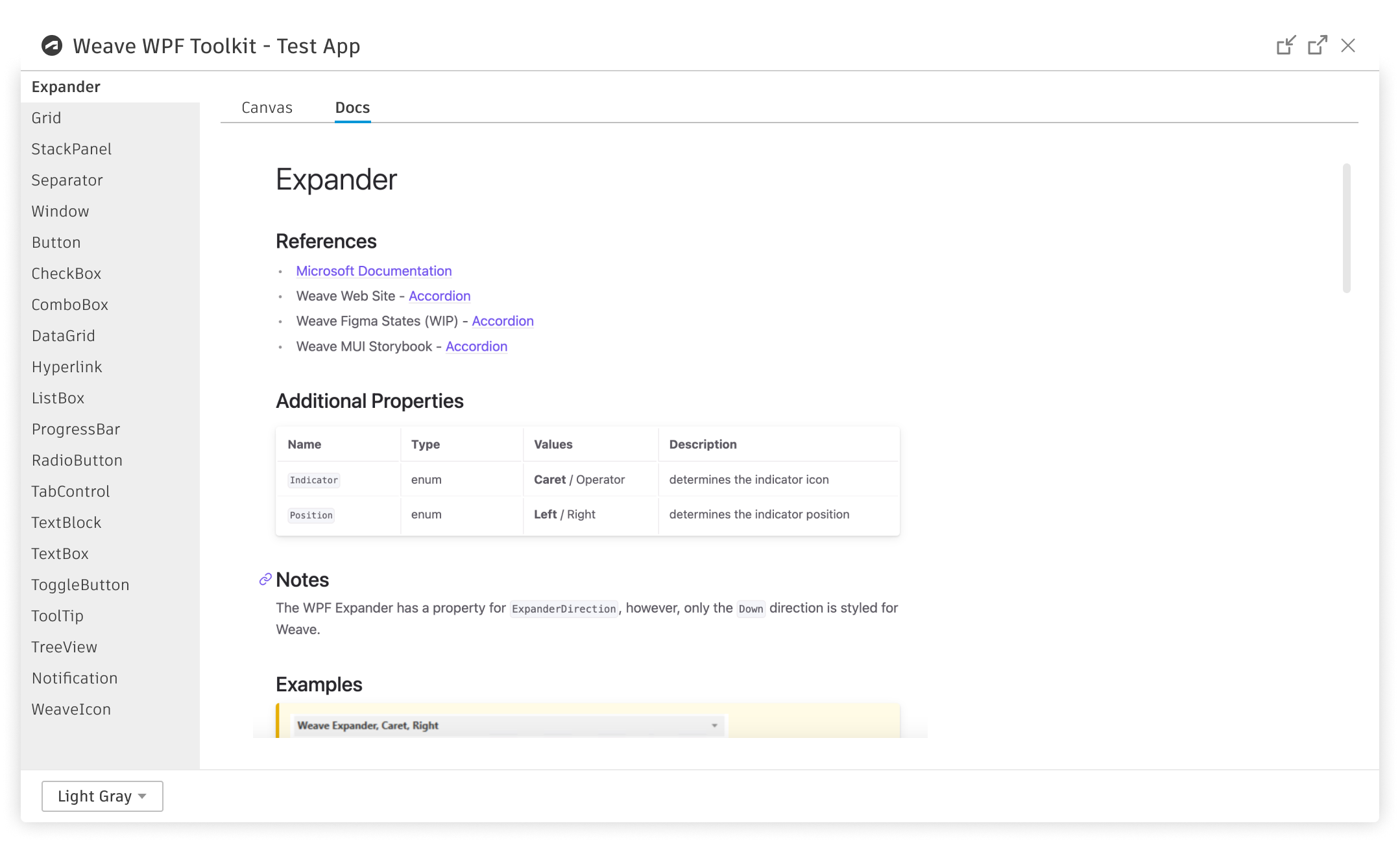 Revit Weave WPF Toolkit — Sample App, image 10