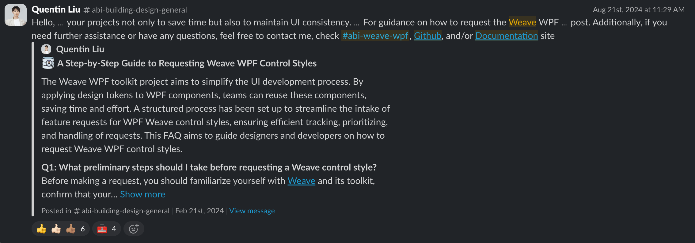 Revit Weave WPF Toolkit — Developer Experience (DX), image 16