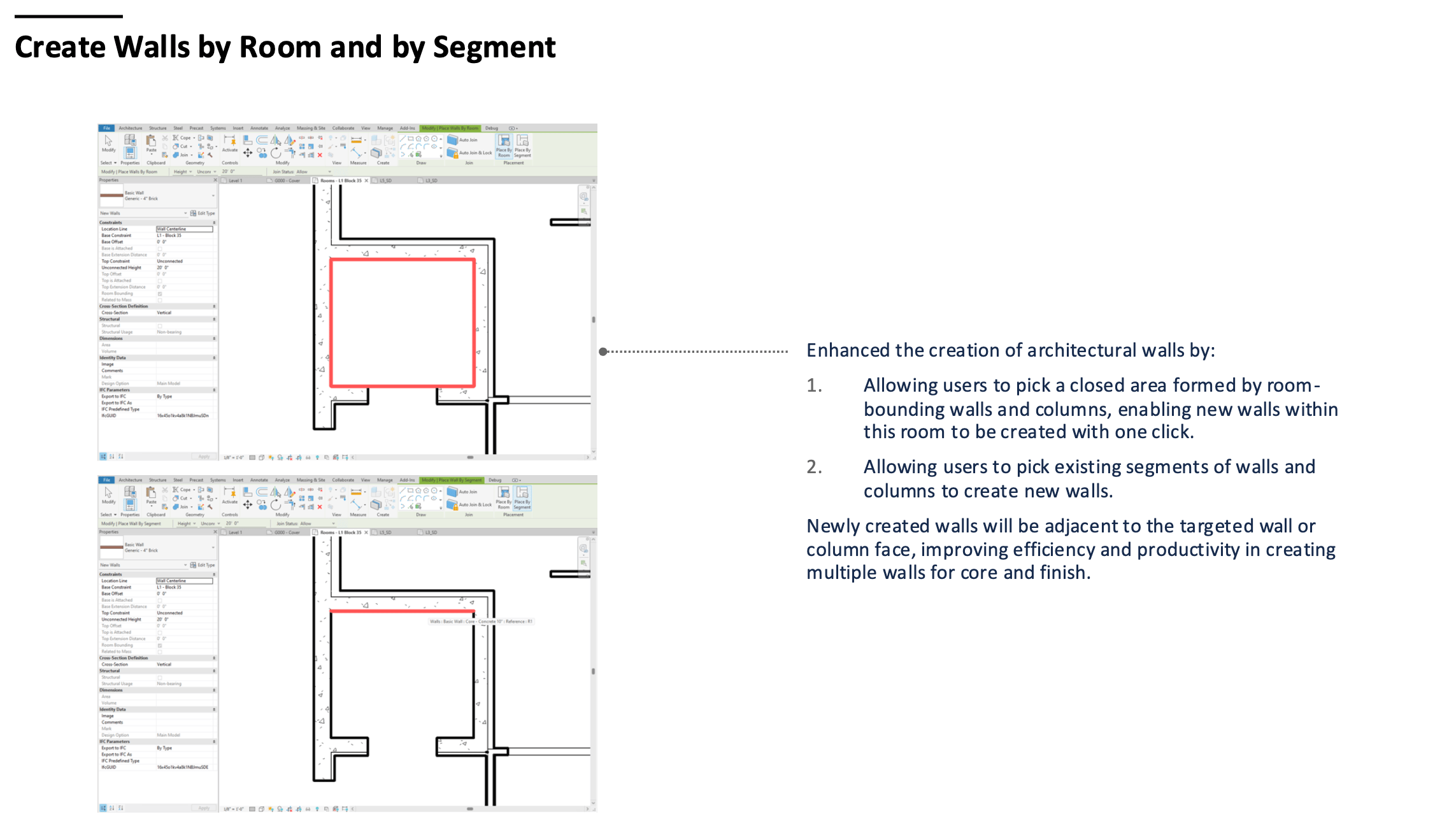 Revit Wall Modeling Projects — design artifact